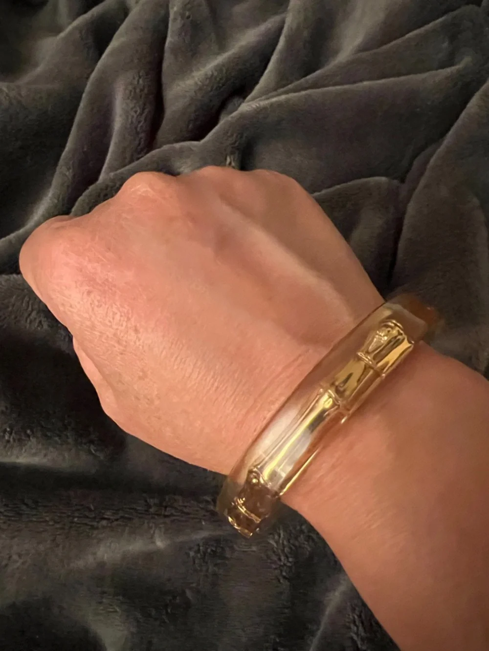 Gold-Tone Women's Round Bangle Bracelet - Classic Stackable Style Kate 🤎 Spade - Picture 3 of 5